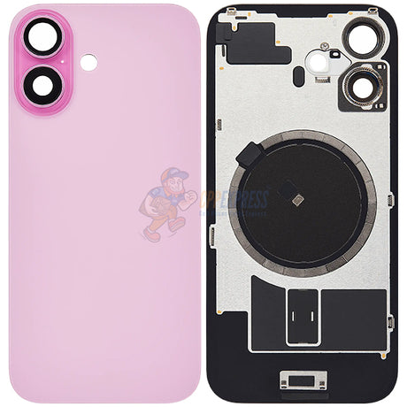 IPhone 16 Glass Battery Back Door Cover - Perfect Fit Premium Back Glass - Pink