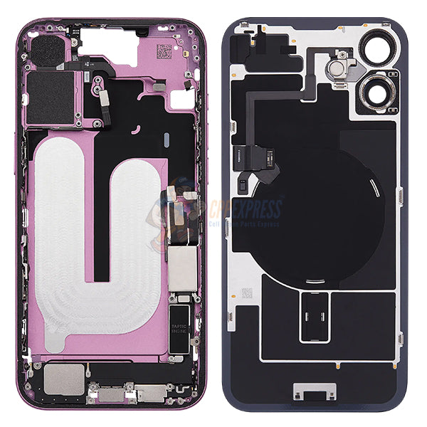 IPhone 16 Plus Full Housing Assembly With Power Flex and Wireless Charging