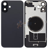 IPhone 16 Plus Glass Battery Back Door Cover - Perfect Fit Premium Back Glass - Black