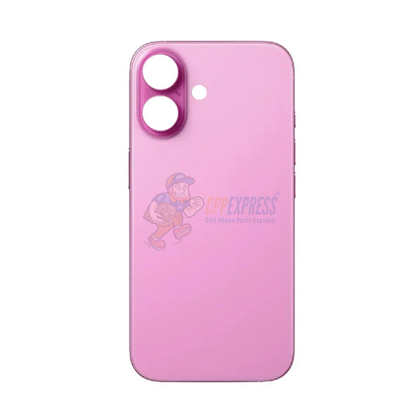 IPhone 16 Plus Glass Battery Back Door Cover - Perfect Fit Premium Back Glass - Pink