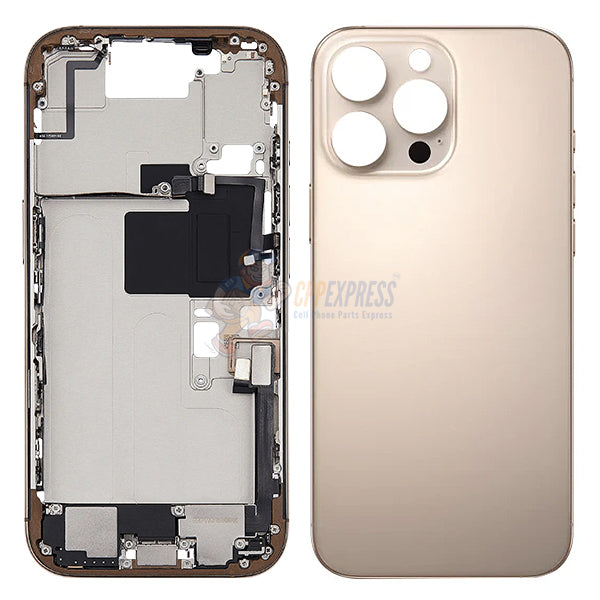 IPhone 16 Pro Full Housing Assembly With Power Flex and Wireless Charging