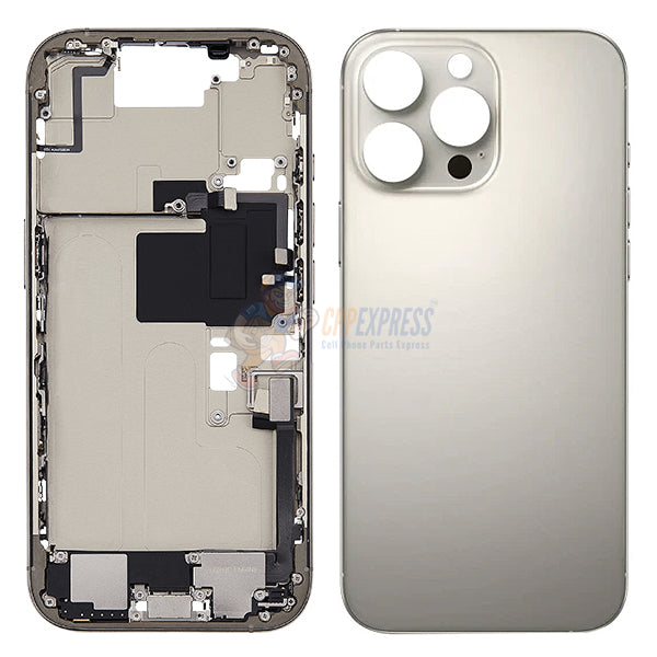 IPhone 16 Pro Full Housing Assembly With Power Flex and Wireless Charging