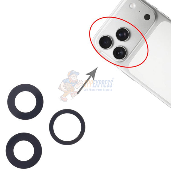 IPhone 17 Pro Max Rear Back Camera Lens Cover – Black