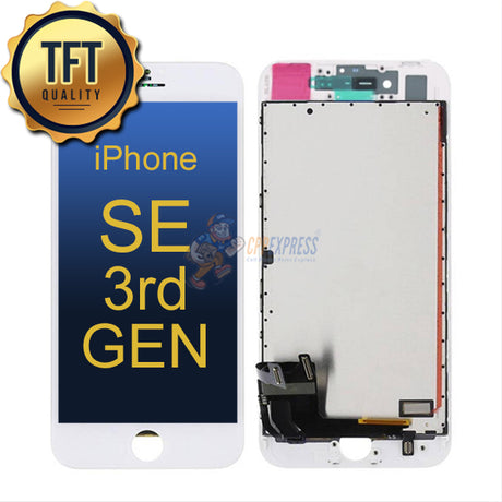 iPhone SE 3rd Gen LCD Touch Screen Digitizer Assembly without Frame - White