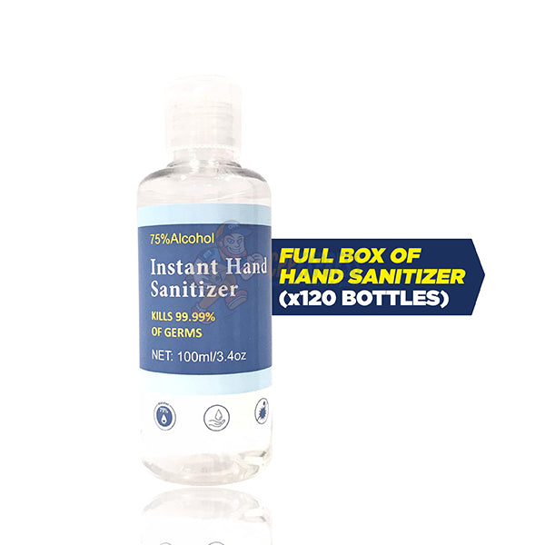 Instant Hand Sanitizer Kills 99.99% of Germs, Antibacterial Hand Soap Gel (120 Bottles)