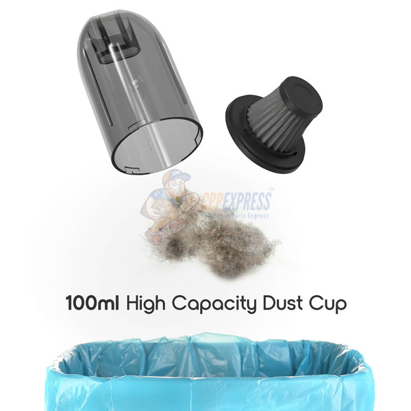 IonVac Handheld Cordless Vacuum Portable with USB Charging For Multi-Surface