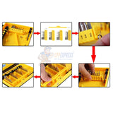 Kaisi 38Piece Magnetic Precision Screwdriver Set For Cellphone Laptops & Tablets Repair Kit