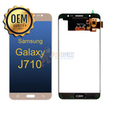 Samsung Galaxy J710 2016 - LCD Touch Screen Digitizer &amp; Assembly without Frame - Gold