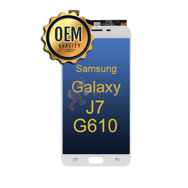 Samsung Galaxy J7 On7 (G610 / 2016) - LCD Touch Screen Digitizer &amp; Assembly without Frame - White