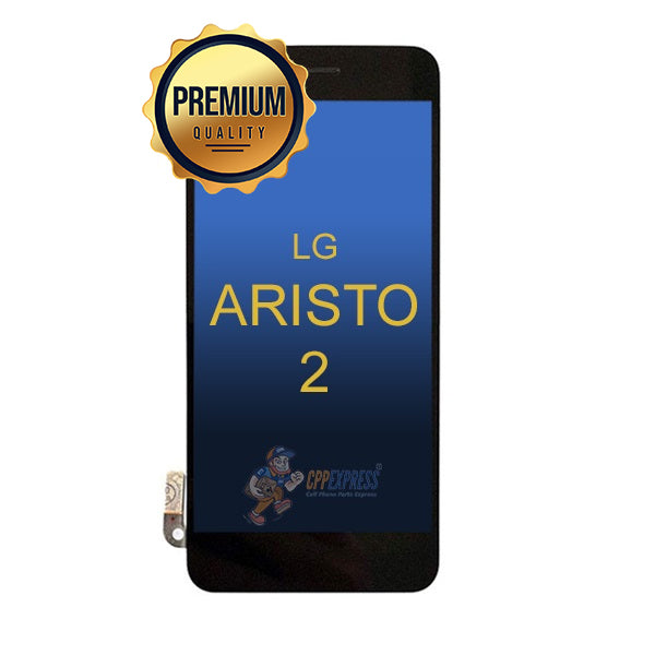 LG Aristo 2 Premium LCD Touch Screen Digitizer Assembly with Frame - Black