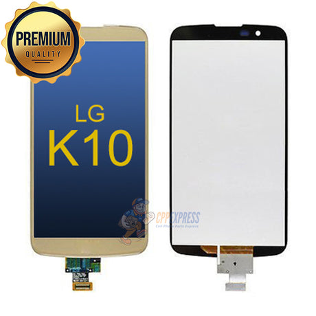 LG K10 Premium LCD and Assembly without Frame Gold