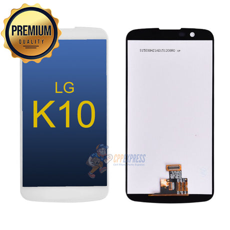 LG K10 Premium LCD and Assembly without Frame White