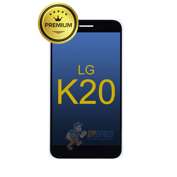 LG K20 Premium LCD &amp; Assembly with Frame - Black