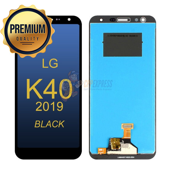 LG K40 2019 LCD Touch Screen Digitizer Assembly Without Frame - Black