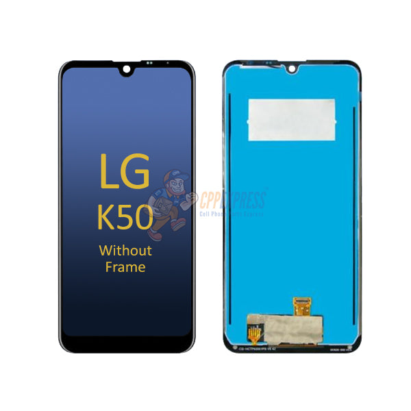 LG K50 LCD Display Touch Screen Digitizer Assembly Without Frame - Black