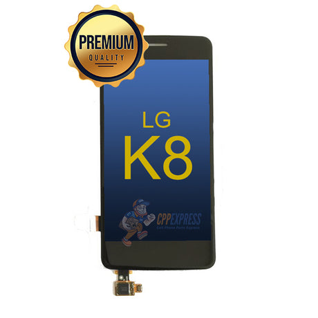 LG K8 Premium LCD and Assembly without Frame Black