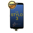 LG Stylo 3 Premium LCD and Assembly with Frame Black