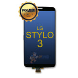 LG Stylo 3 Premium LCD and Assembly with Frame Black