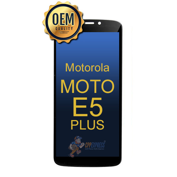 Motorola Moto E5 Plus LCD and Assembly Without Frame - Grey