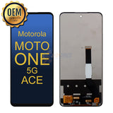 Motorola Moto One 5G Ace LCD Touch Screen Digitizer Assembly Without Frame - Black