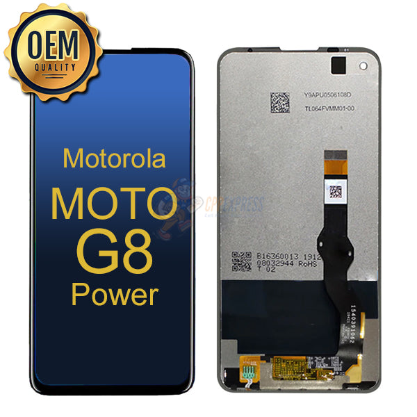 Motorola Moto G8 Power LCD Touch Screen Digitizer Assembly Without Frame - Black