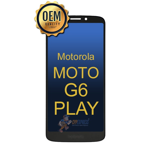 Motorola Moto G6 Play LCD Touch Screen Digitizer Assembly Without Frame - Black