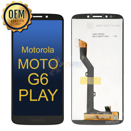 Motorola Moto G6 Play LCD Touch Screen Digitizer Assembly Without Frame - Black