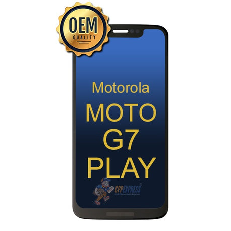 Motorola Moto G7 Play LCD Touch Screen Digitizer Assembly Without Frame - Black