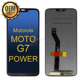 Motorola Moto G7 Power LCD Touch Screen Digitizer Assembly Without Frame - Black