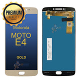 Motorola Moto E4 XT1765 XT1766 LCD and Assembly Without Frame - Gold