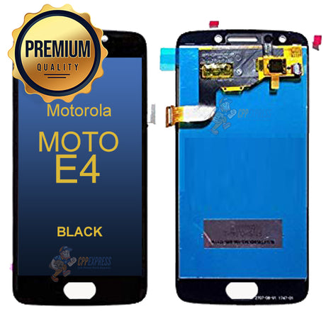 Motorola Moto E4 XT1766 LCD and Assembly Without Frame - Black