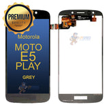 Motorola Moto E5 Play XT19211 - LCD and Assembly Without Frame - Grey