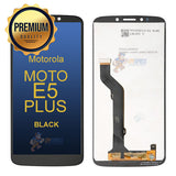 Motorola Moto E5 Plus LCD and Assembly Without Frame - Black