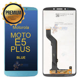 Motorola Moto E5 Plus LCD and Assembly Without Frame - Blue