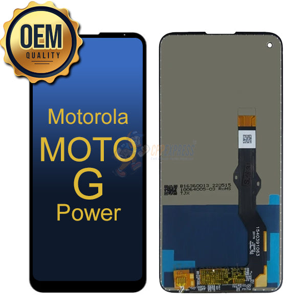 Motorola Moto G Power 2020 LCD Touch Screen Digitizer Assembly Without Frame - Black