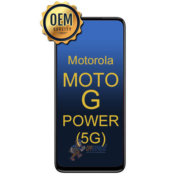 Motorola Moto G Power 5G 2024 (XT2415) LCD Touch Digitizer Assembly Without Frame – Black