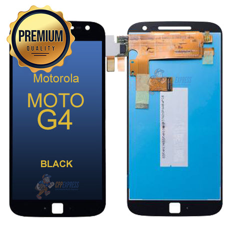 Motorola Moto G4 LCD and Assembly Without Frame - Black