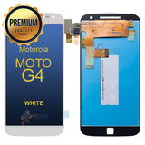 Motorola Moto G4 LCD and Assembly Without Frame - White