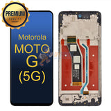 Motorola Moto G 5G 2024 (XT2417) – LCD Touch Screen Assembly With Frame Black