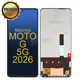 Motorola Moto G 5G 2026 (XT2613) LCD Touch Digitizer Assembly Without Frame - Black