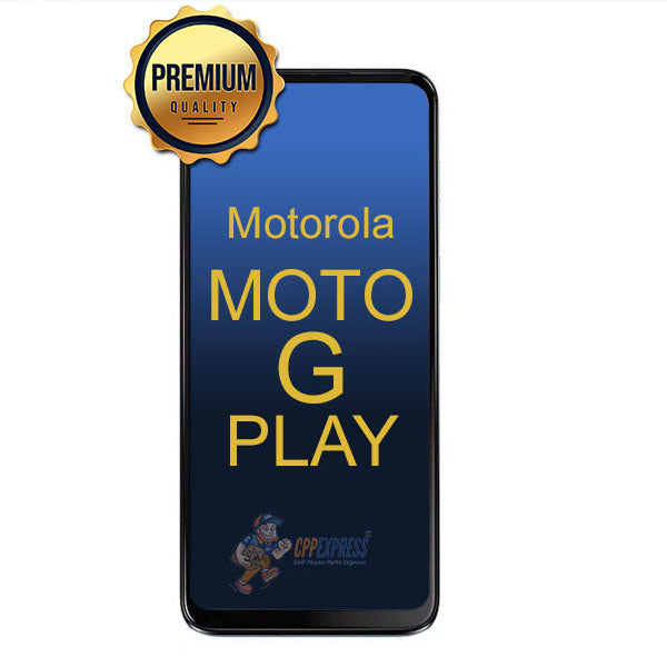 Motorola Moto G Play 2024 (XT2413-2) – LCD Touch Screen Digitizer Assembly With Frame – Black