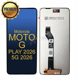 Motorola Moto G Play 2026 (XT2615) / Moto G (5G) 2026 (XT2613) Screen Replacement Without Frame - Black