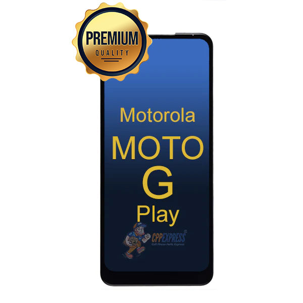 Motorola Moto G Play XT2271 (2023) - LCD Touch Screen Digitizer Assembly With Frame - Black