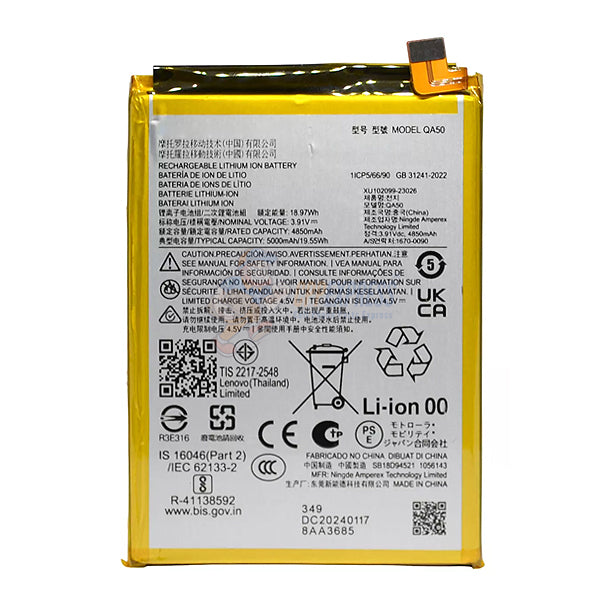 Motorola Moto G Power 5G 2024 Premium High Capacity Battery Replacement