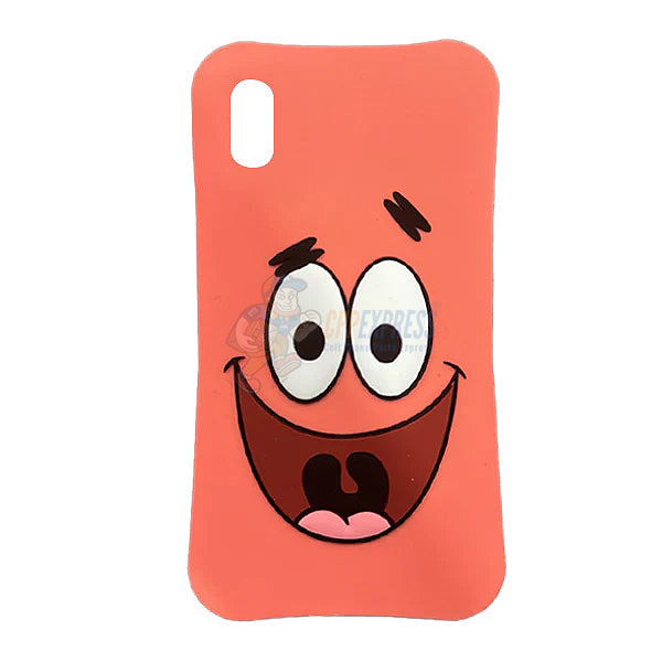 Nickelodeon iPhone Patrick Star Smiley Face Pink Silicone Case