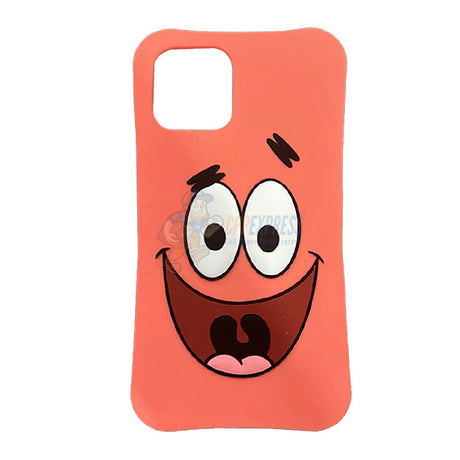 Nickelodeon iPhone Patrick Star Smiley Face Pink Silicone Case