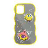 Nickelodeon iPhone Spongebob & Patrick in a Bubble Yellow Silicone Case