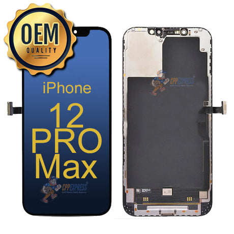 Original iPhone 12 Pro Max LCD Display Touch Screen Digitizer Assembly - Black