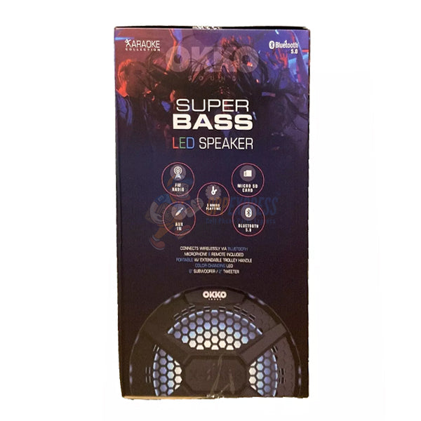 OKKO Super Bass Karaoke Super Bass Speaker with Microphone