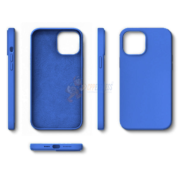 iPhone 12 Pro Max 6.7" Slim Soft Silicone Protective ShockProof Case Cover - Blue